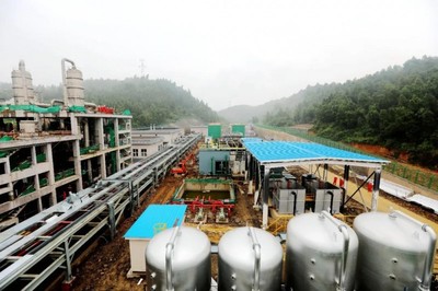 國(guó)內(nèi)首個(gè)頁(yè)巖氣田產(chǎn)出水處理工程順利中交